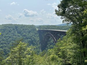 The New River Gorge Bridge is the longest steel span and also the third highest bridge in the United States