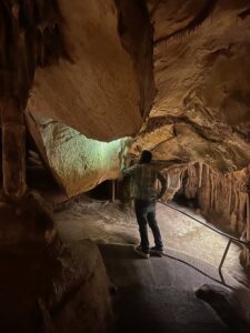 Originally limestone, the cave was transformed into marble due to a combination of heat, pressure, and friction.